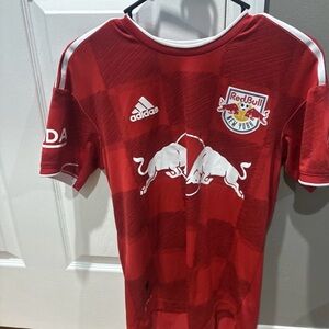 Red Bulls MLS Jersey 22/23 Mens Size Small Player Version #33 Aaron Long Jersey